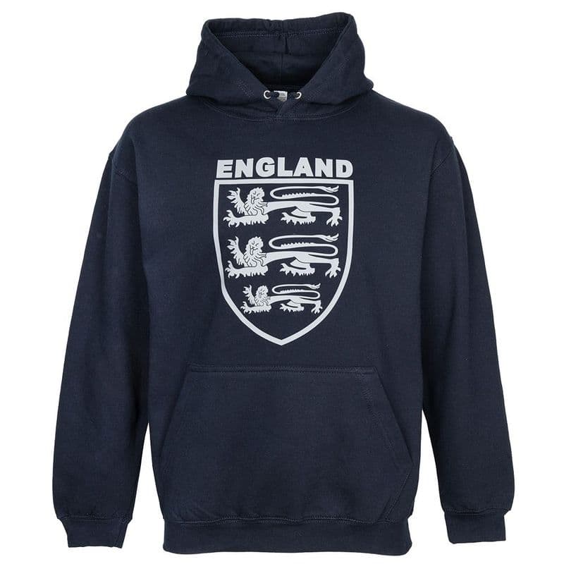 England Three Lions Hoodie - Navy
