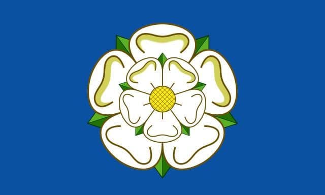 Yorkshire County Flag - 5ft x 3ft polyester flag with metal eyelets
