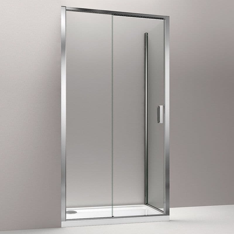 CLEARANCE - Kohler Torsion 1400 x 800mm Sliding Door Corner Shower Enclosure