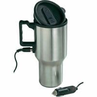 12V STAINLESS STEEL INSULATED ELETRIC TRAVEL CAMPING MUG CUP FLASK