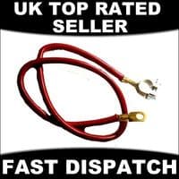 15" RED EARTH STRAP AMP KIT UPGRADE BATTERY LEAD CABLE