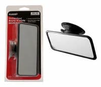 16 x 8cm UNIVERSAL CAR INTERIOR SUCTION REAR VIEW FLAT MIRROR SUCTION INSTRUCTOR