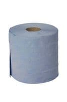 BLUE PAPER TOWEL TISSUE ROLL CENTRE FEED 100 METRE 2 PLY CLEANING SUPPLIES