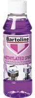 BARTOLINE METHYLATED SPIRIT FUEL BURNERS CAMPING STOVES STAIN CLEANING 250ml