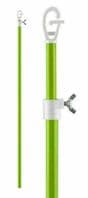 CLOTHES WASHING LINE PROP POLE H/D TELESCOPIC EXTENDING SUPPORT EXTENDS OVER 2M