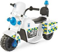 ELECTRIC MOTORBIKE RIDE ON POLICE BIKE 6V KIDS CHILDRENS BATTERY POWERED VEHICLE