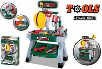 KIDS TOOLS WORKBENCH PLAYSET TOY DRILL TOOLS BUILDING CONSTRUCTION SET TOY XMAS