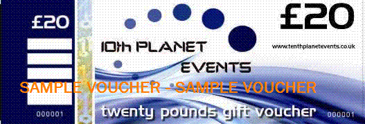 10th Planet Events Gift Voucher £20