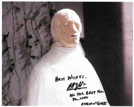 Adrien Gibbs "The Watcher" DOCTOR WHO genuine signed autograph 8x10 COA 11677