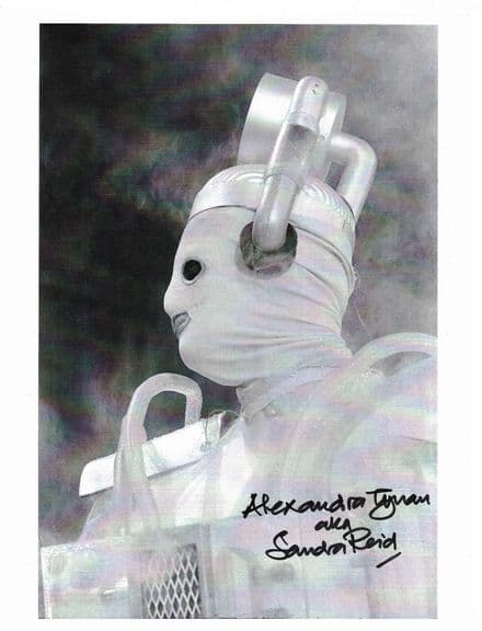 Alexandra Tynan "DR WHO Cyberman costume designer" genuine signed 10x8 COA 12076