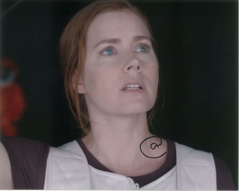 Amy Adams -  ARRIVAL  Louise Banks - 10 x 8 Genuine signed Autograph 10755