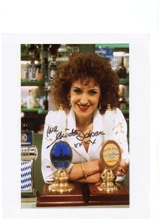 Anita Dobson RED DWARF & EASTENDERS Genuine Signed Autograph 10 x 8 COA 94
