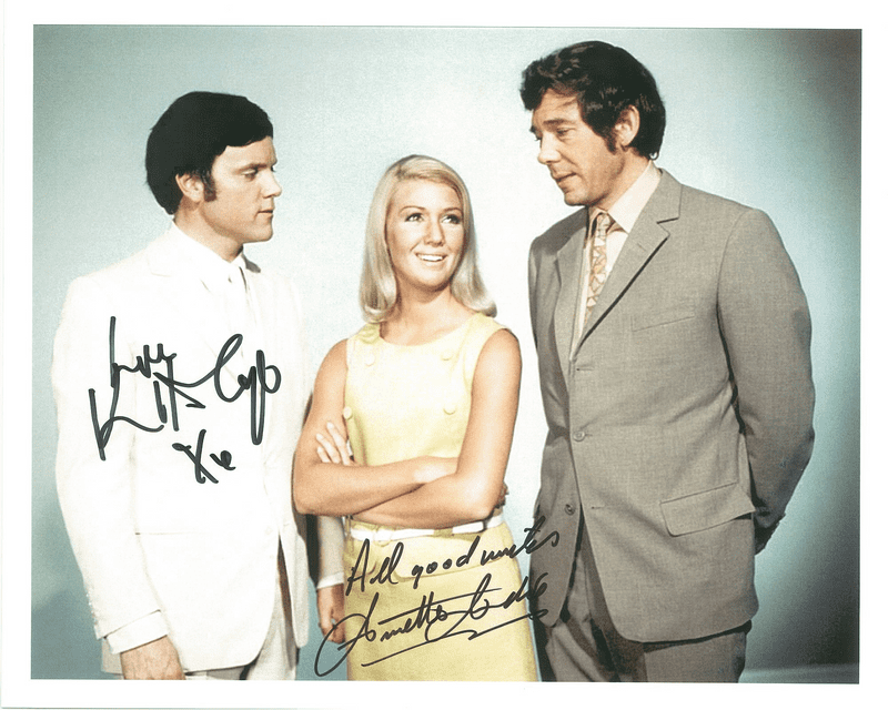 Annette Andre & Kenneth Cope  -  RANDALL AND HOPKIRK Genuine Signed Autograph 10x8 COA 10218