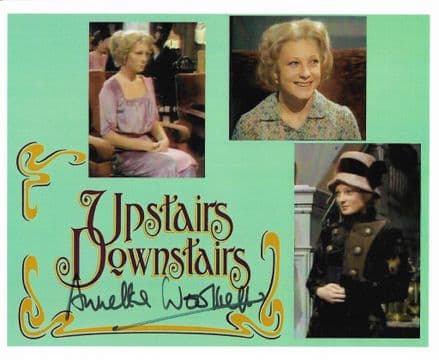 Annette Woollett "Upstairs Downstairs" genuine signed autograph 8x10 COA 12286