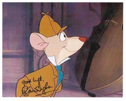 Barrie Ingham "BASIL" "THE MOUSE DETECTIVE" 10x8 Signed Autograph COA 12241