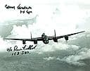 Benny Goodman & Ron Brown  - WW2 PILOT genuine signed autograph 10x8 COA