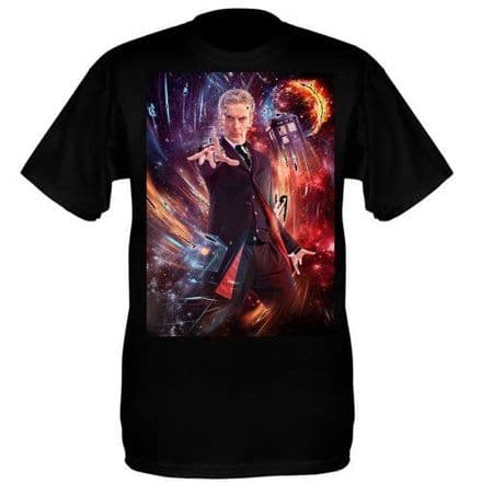 Black Peter Capaldi T-Shirt  -  PC 22438