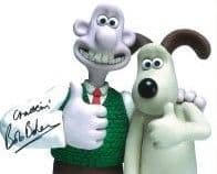 Bob Baker "Wallace & Gromit" genuine signed autograph  10" by 8" COA