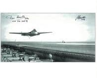 Brian Beattie & Eric Brown (WW2 Pilots) Genuine Signed Autographs 10x8 COA 6271