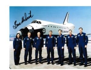 BRUCE MELNICK NASA Astronaut STS-41 & STS-49 genunie signed Autograph 10 by 8 COA