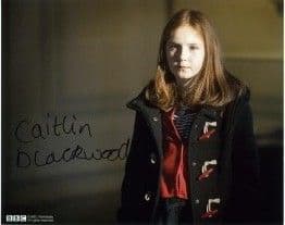 Caitlin Blackwood  "Young Amy Pond" (Doctor Who) GSA 10x8 COA 38