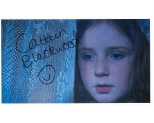 Caitlin Blackwood "Young Amy Pond" (Doctor Who) GSA 10x8 COA 