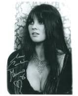 Caroline Munro star of Dracula, genuine signed autograph 10 by 8 COA 6461