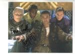 Cast shot from RED DWARF signed by Robert Llewellyn & Danny John-Jules Genuine signed autograph COA