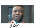 Charles Abomeli "UNIT" DOCTOR WHO genuine  Autograph 10 x 8 COA 22338