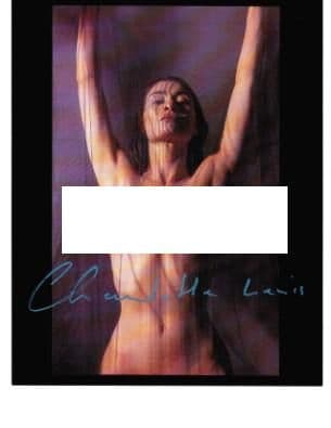 Charlotte Lewis "Embrace of the Vampire" & Playboy Genuine signed autograph 10x8 COA 2484
