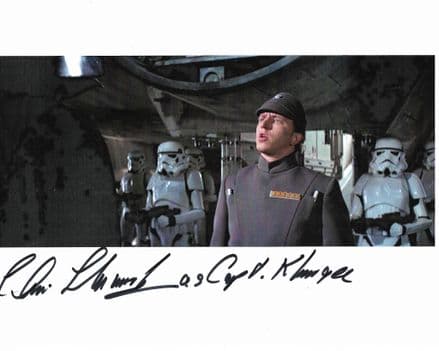 Chris Muncke (Star Wars) - Genuine Signed Autograph 10x8 COA 12280