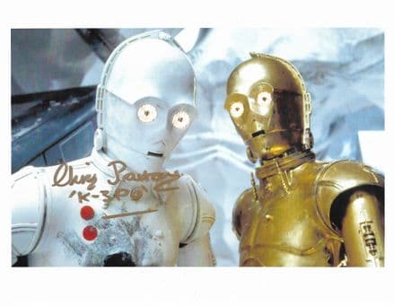 CHRIS PARSONS "K-3PO  ' STAR WARS genuine signed autograph 10x8  COA  11509