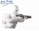 CHRIS PARSONS "Snowtrooper ' STAR WARS genuine signed autograph 10x8  COA  11507