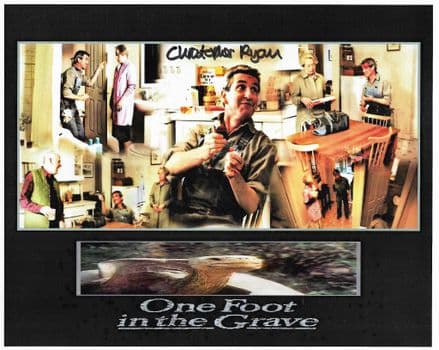 CHRISTOPHER RYAN "One Foot in the Grave"  Signed Autograph 10" x 8" COA 11993