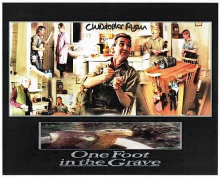 CHRISTOPHER RYAN "One Foot in the Grave" Signed Autograph 10" x 8" COA 22596