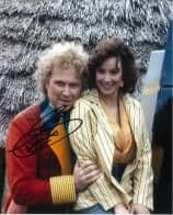 Colin Baker as the Doctor genuine signed autograph 10x8 COA 5443