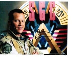 Corin Nemec "Jonas Quinn" STARGATE SG1 genuine signed autograph 10x8 COA  824