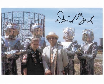 David Banks  DOCTOR WHO "Cyberman"10x8 Genuine Signed Autograph  12051