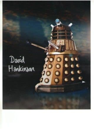 David Hankinson "Dalek" DOCTOR WHO genuine signed autograph 10 x 8 COA    #1