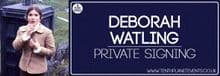 Deborah Watling - Private Signing