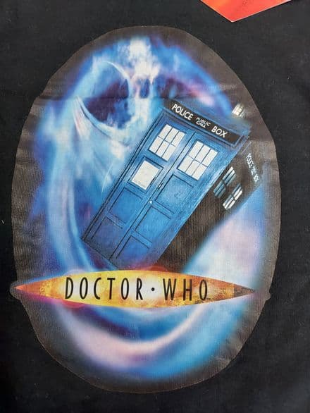DOCTOR WHO Children's 9 to 10 -  Tardis  -  VINTAGE T-Shirt PC 22559