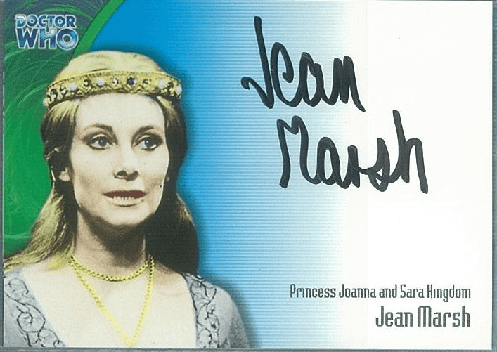 Doctor Who JEAN MARSH - Princess Joanna and Sara Kingdom  AUTOGRAPH CARD AU5, Strictly Ink - 10643