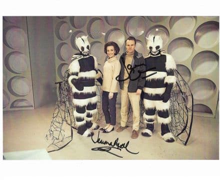 DOCTOR WHO Jemma Powell & Jamie Glover An Adventure in Space & Time signed 10x8 COA  11923