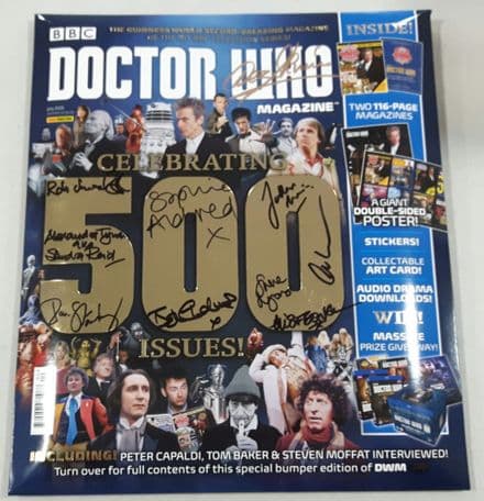 Doctor Who Magazine Celebrating 500 Issues Limited Edition
