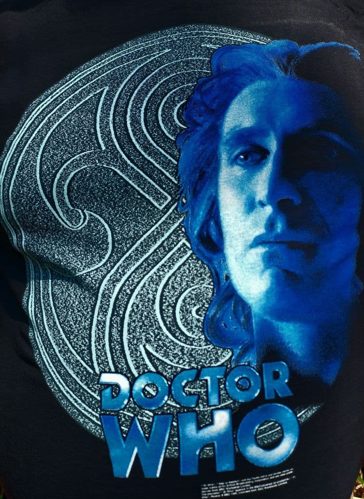 DOCTOR WHO - PAUL MCGANN - 'IT'S ABOUT TIME' - VINTAGE T-Shirt - PC 22450