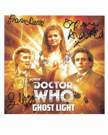 DOCTOR WHO Sophie Aldred, Ian Hogg, Sharon Duce Ghost Light signed COA 22364