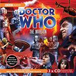 Doctor Who, The Invasion,CD COVER ONLY signed by Nick Courtney, Sally Faulkner & Ian Fairbairn 1348