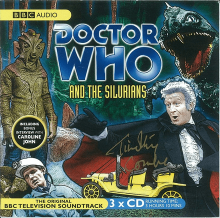 Doctor Who, The Silurians signed by Timothy Combe (CD COVER ONLY) 1346