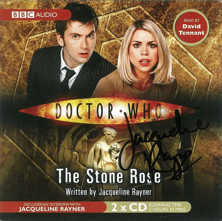 Doctor Who "The Stone Rose" (CD COVER ONLY) signed by Jacqueline Rayner 2424