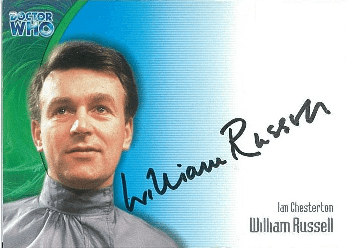 Doctor Who  WILLIAM RUSSELL as Ian Chesterton  AUTOGRAPH CARD AU07, Strictly Ink  -  10634